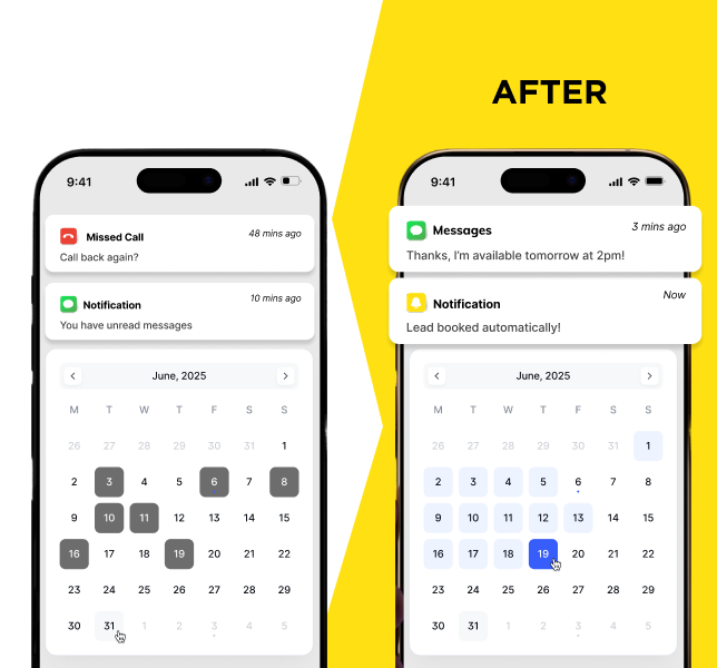 Before and After Phones